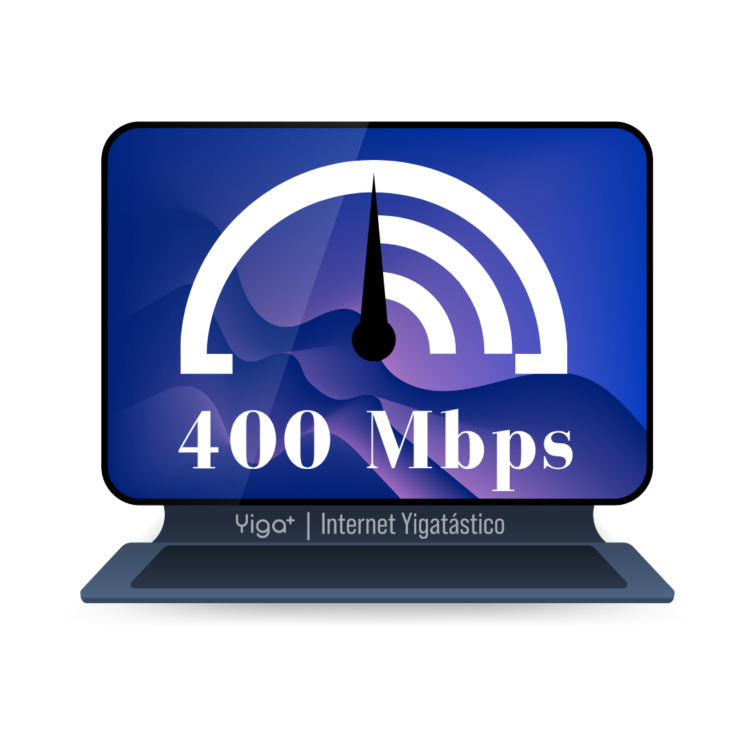 Internet Yiga+ de hasta 400 Mbps